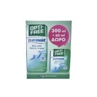 ΥΓΡΟ ΦΑΚΩΝ ΕΠΑΦΗΣ OPTIFREE PUREMOIST 300ML + 60ML ΔΩΡΟ
